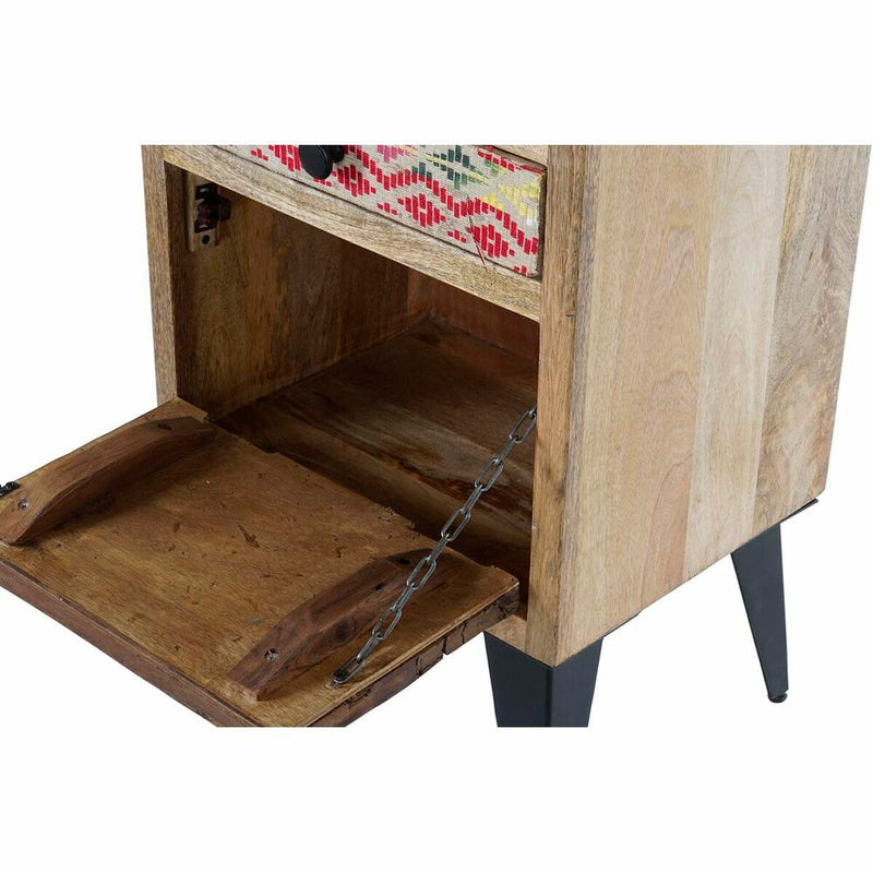 Chest of drawers DKD Home Decor Metal Mango wood (45 x 35 x 120 cm)