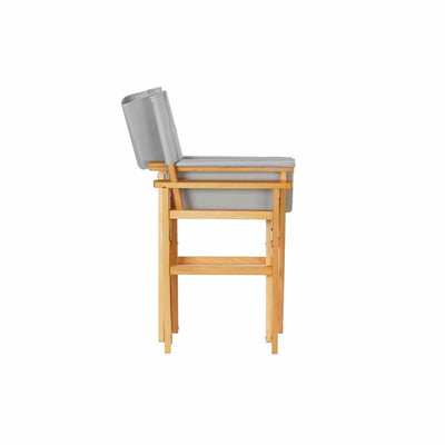 Garden chair DKD Home Decor Grey Natural Pinewood 56 x 48 x 87 cm (56 x 48 x 87 cm)