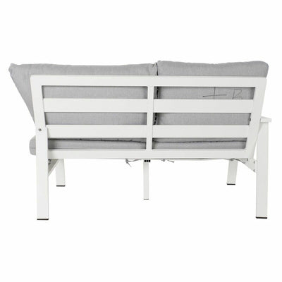 Garden sofa DKD Home Decor Grey 212 x 212 x 86 cm Crystal Aluminium 86 cm