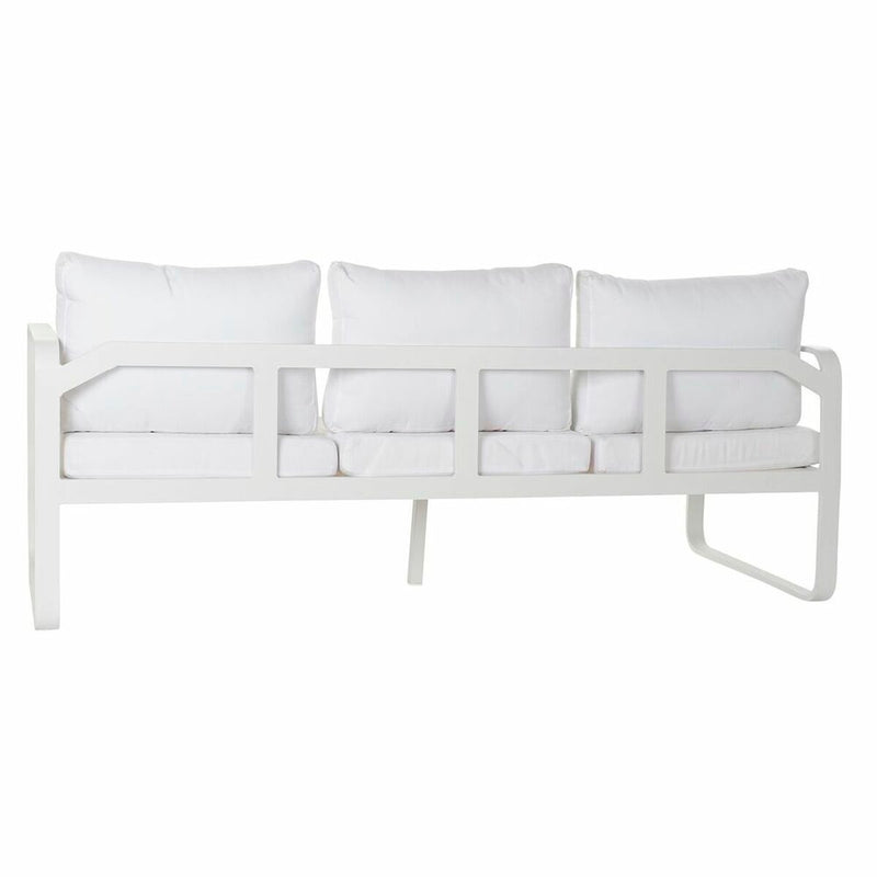 Sofá de Jardim DKD Home Decor Branco Alumínio 78 cm 184 x 72 x 78 cm  