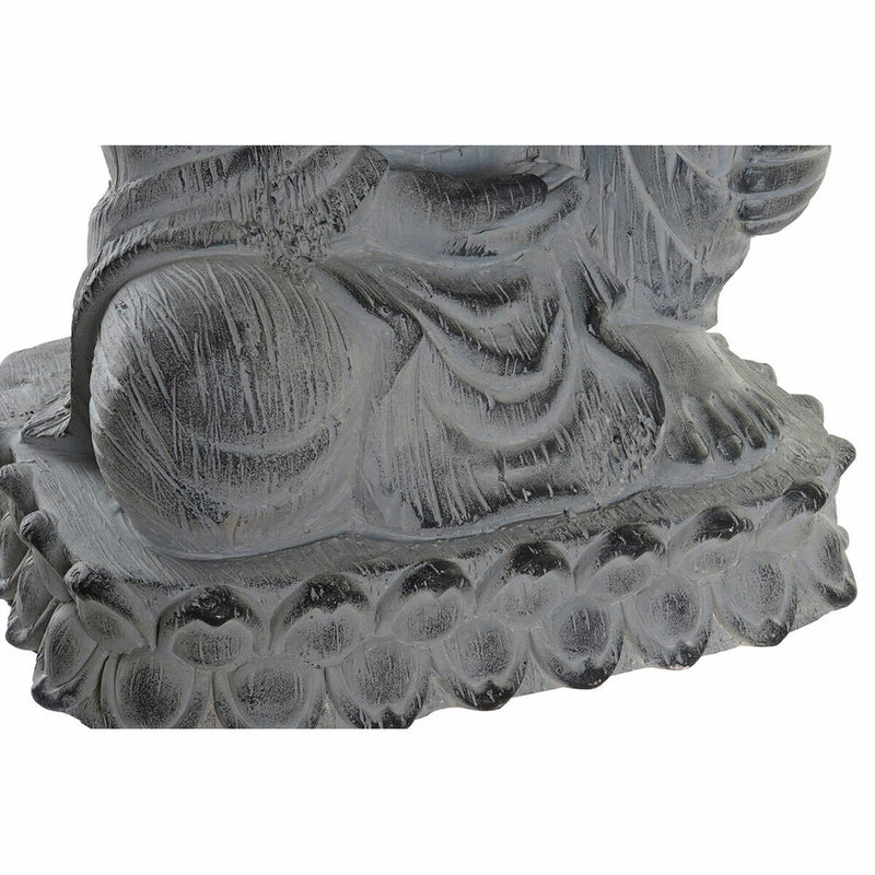 Decorative Garden Figure DKD Home Decor Grey Metal Resin Magnesium Buddha 30 x 40 cm 42,5 x 35 x 67 cm (42,5 x 35 x 67 cm)