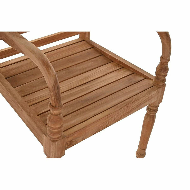 Chaise de jardin DKD Home Decor Marron Teck 54 x 47 x 85 cm (54 x 47 x 85 cm)