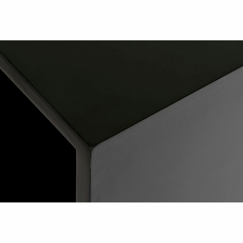 Meubles de télévision DKD Home Decor Noir Sapin Rotin (160 x 65 x 38 cm)