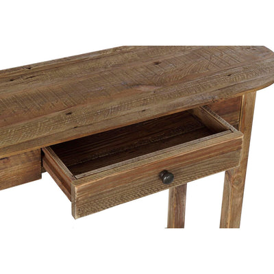 Console DKD Home Decor Natural Recycled Wood (95 x 35 x 76 cm)