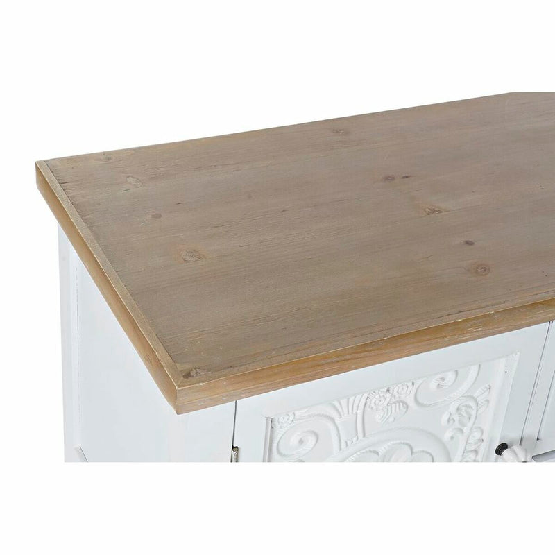 Console DKD Home Decor 120 x 36 x 80,5 cm Fir Natural White MDF Wood