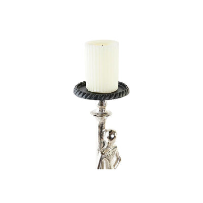 Candle Holder DKD Home Decor 15 x 20 x 41 cm Champagne Black Aluminium Modern (2 Units)