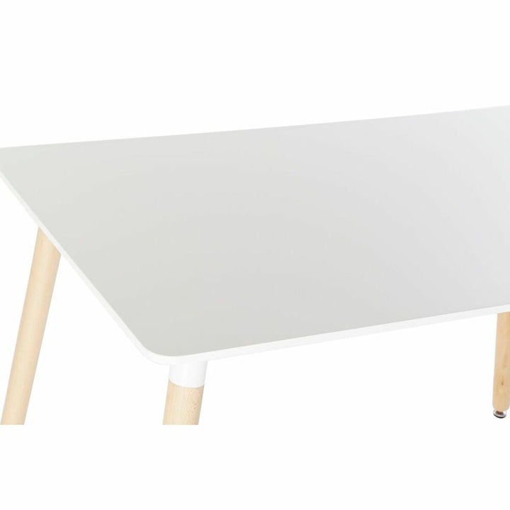 Dining Table DKD Home Decor White Birch MDF Wood 120 x 80 x 74 cm
