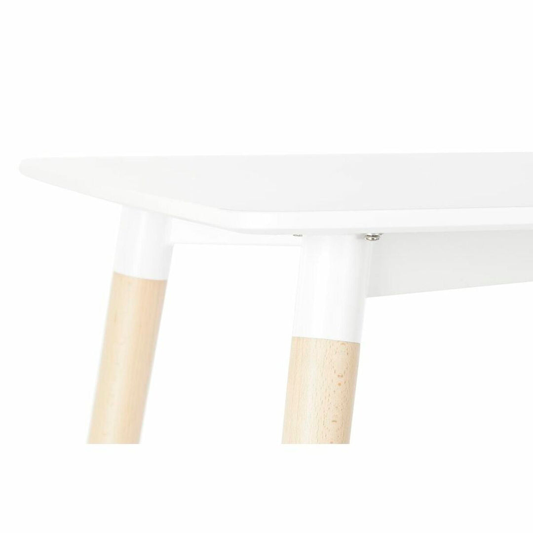 Dining Table DKD Home Decor White Birch MDF Wood 120 x 80 x 74 cm
