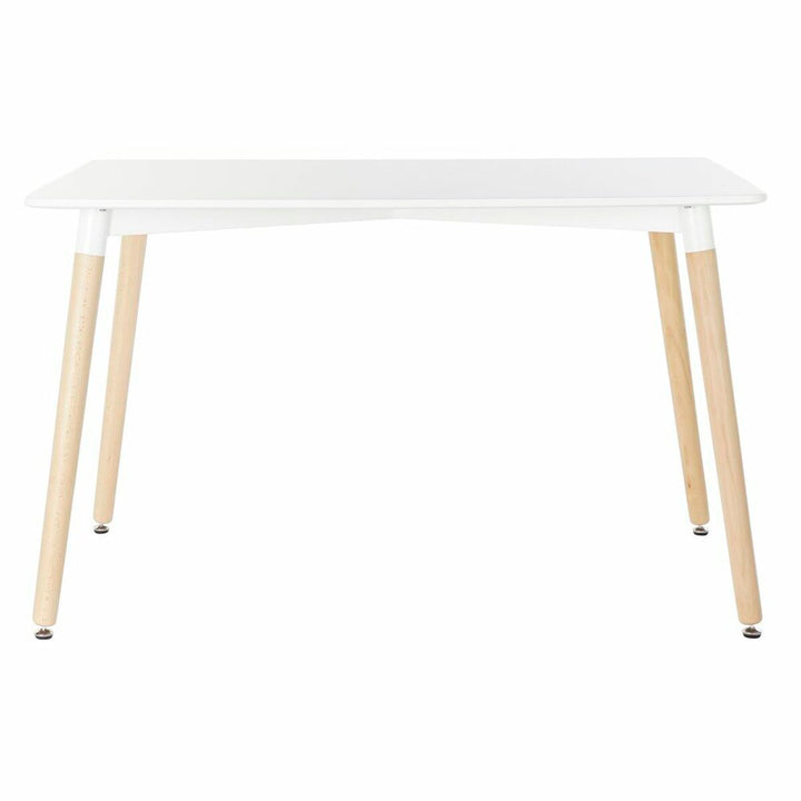 Dining Table DKD Home Decor White Birch MDF Wood 120 x 80 x 74 cm