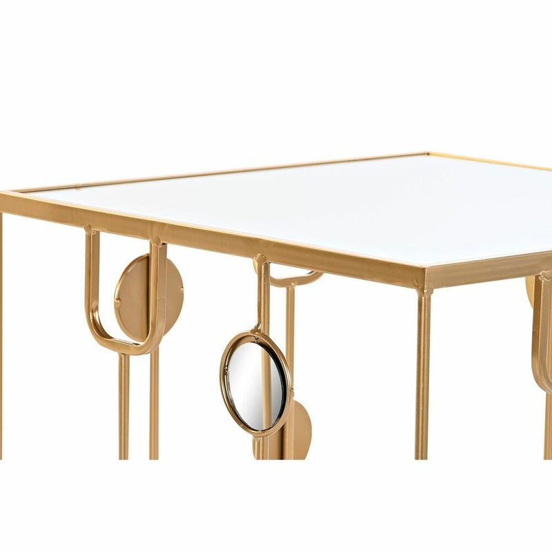 Set de 2 Tables Gigognes DKD Home Decor Doré 50 x 50 x 50 cm
