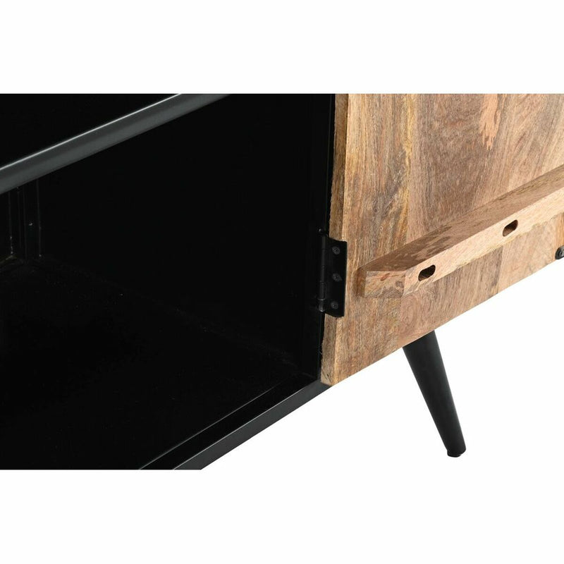Sideboard DKD Home Decor Brown Black Metal Mango wood (145 x 40 x 90 cm)