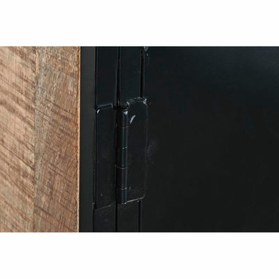 Aparador DKD Home Decor Castanho Preto Metal Madeira de mangueira (160 x 40 x 90 cm)