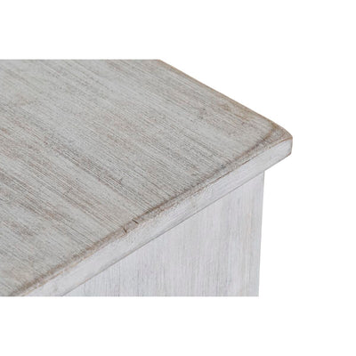 Chest of drawers DKD Home Decor White Multicolour Metal Mango wood Indian Man 30 x 40 cm 112 x 35 x 75 cm
