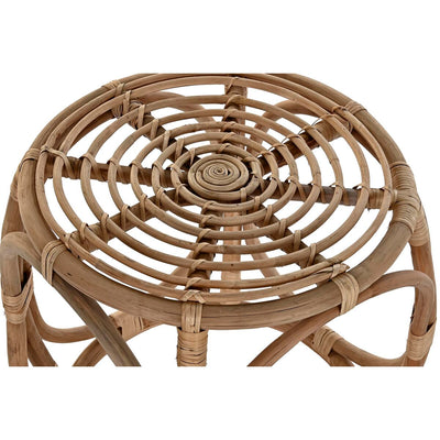 Table d'appoint DKD Home Decor Naturel Rotin Tropical (43 x 43 x 46 cm)