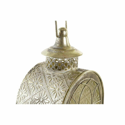 Lantern DKD Home Decor Crystal Golden Metal (18 x 13 x 43 cm)