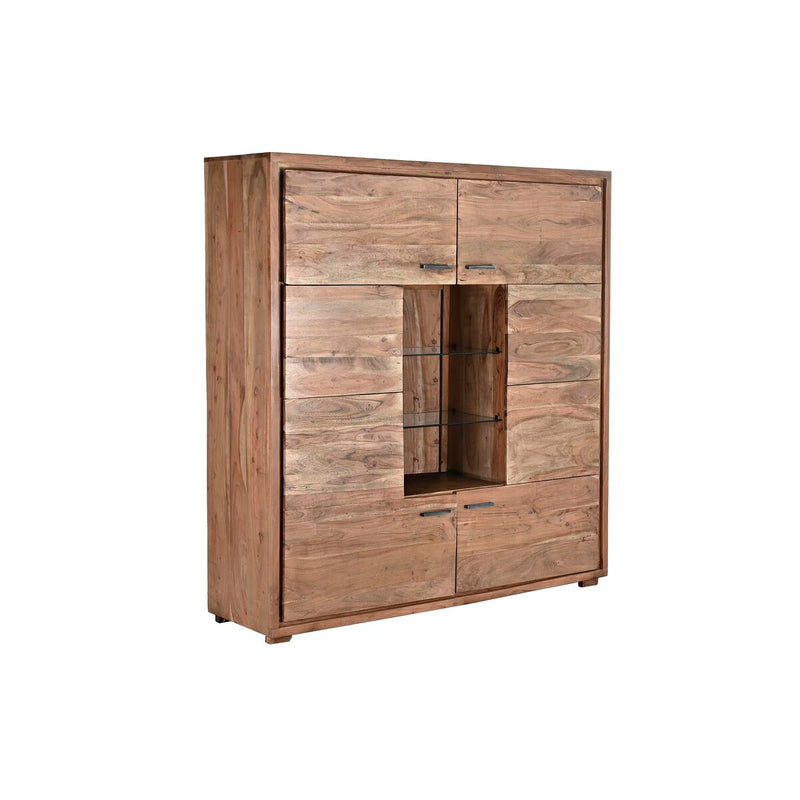 Cupboard DKD Home Decor   145 x 40 x 153 cm Crystal Brown Acacia