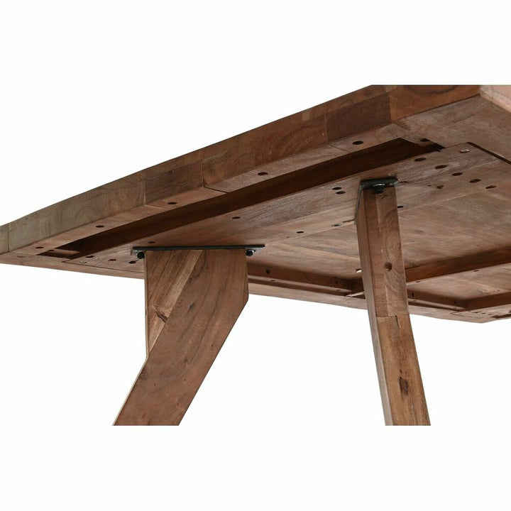 Dining Table DKD Home Decor Brown Natural Wood Acacia 200 x 90 x 77 cm