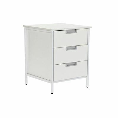 Chest of drawers DKD Home Decor Metal MDF White (40 x 40 x 50 cm)