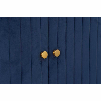 Aparador DKD Home Decor Azul Dourado Branco Mármore (120 x 48 x 85 cm)