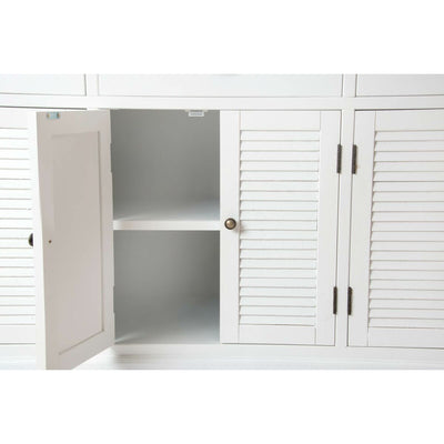 Sideboard DKD Home Decor 165 x 37 x 204 cm Fir Wood White
