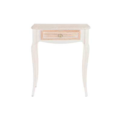 Console DKD Home Decor 60 x 40 x 72,5 cm Natural Wood White MDF Wood