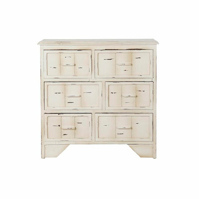 Chest of drawers DKD Home Decor White Multicolour Wood Metal MDF Wood 30 x 40 cm 76 x 35 x 74 cm
