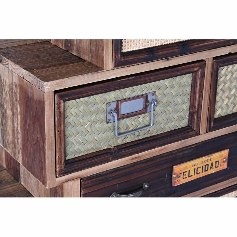 Chest of drawers DKD Home Decor Natural Fir MDF Wood Modern Vintage 70 x 33,5 x 111 cm