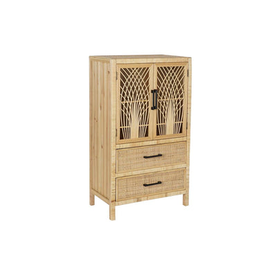Chest of drawers DKD Home Decor Natural Brown Rattan (61 x 34 x 108 cm) (61,5 x 35 x 109 cm)