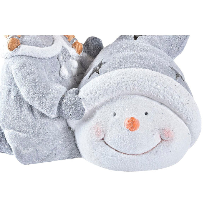Christmas bauble DKD Home Decor Polyester Magnesium (36 x 22 x 33 cm) (4 Units)