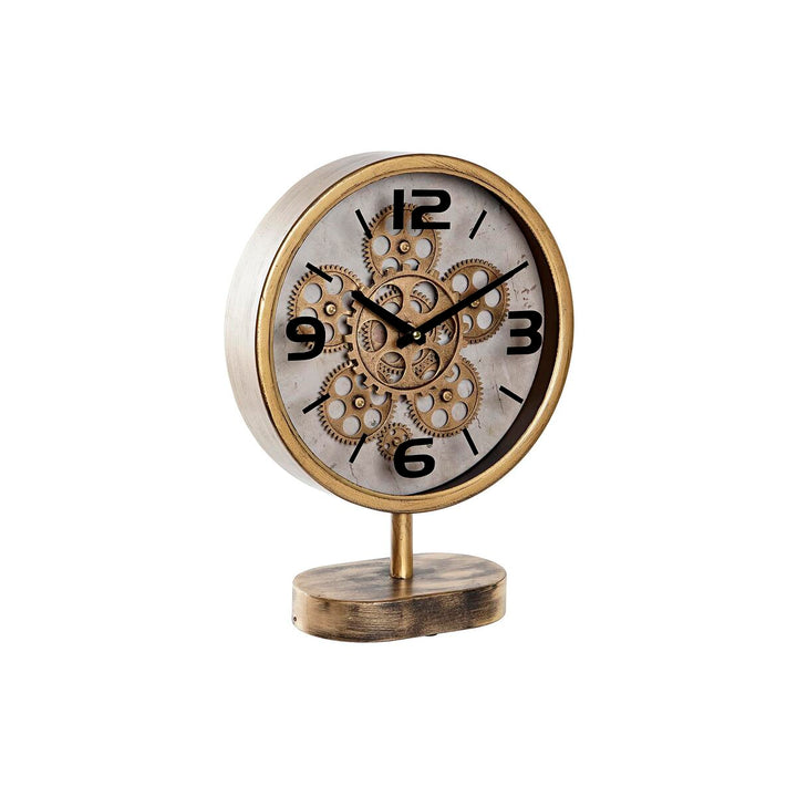 Table clock DKD Home Decor Golden Gears