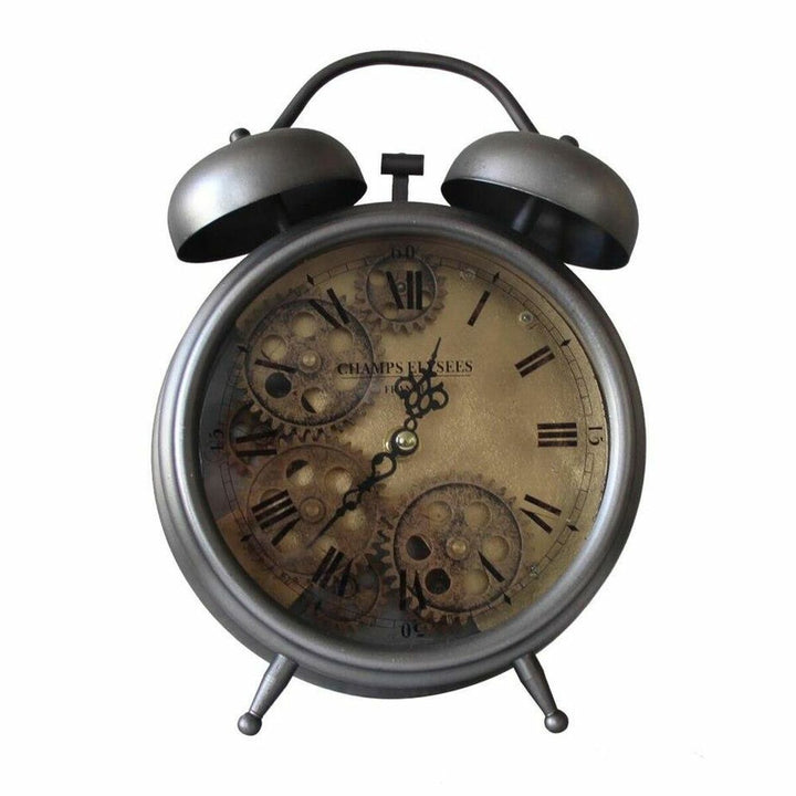 Table clock DKD Home Decor Silver