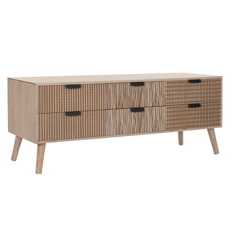 TV furniture DKD Home Decor Fir Brown MDF Wood 120 x 40 x 47 cm
