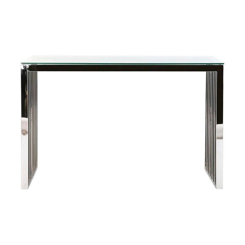 Console DKD Home Decor Crystal Silver Transparent Steel 120 x 45 x 78 cm
