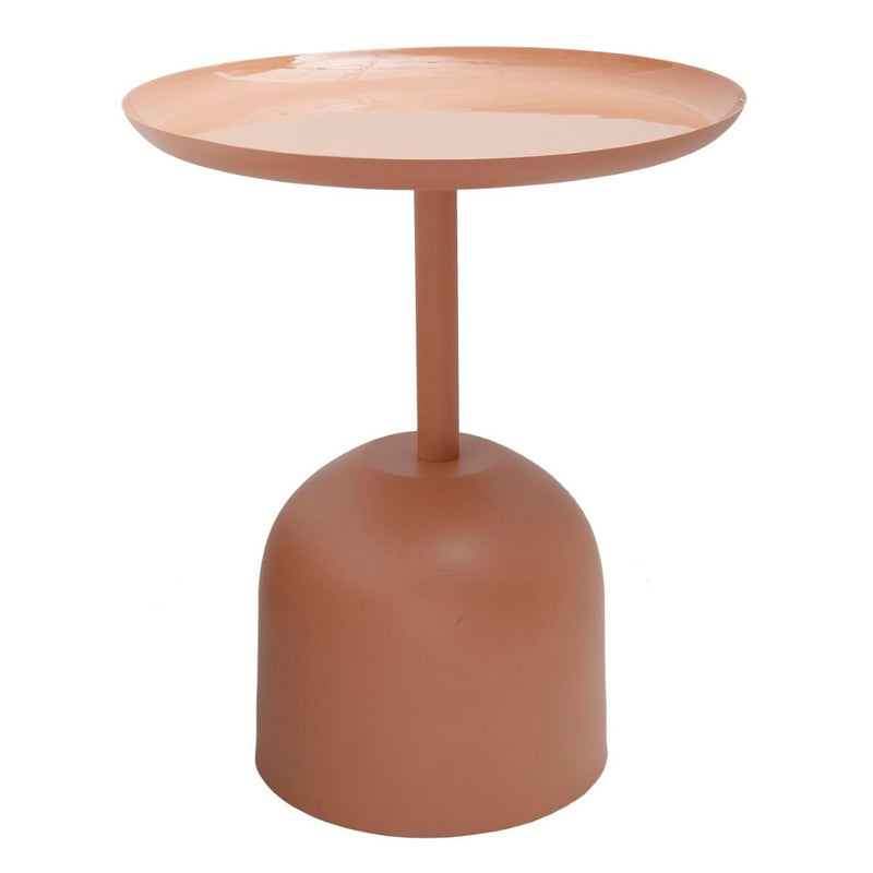 Side table DKD Home Decor Terracotta Metal 46 x 46 x 54 cm