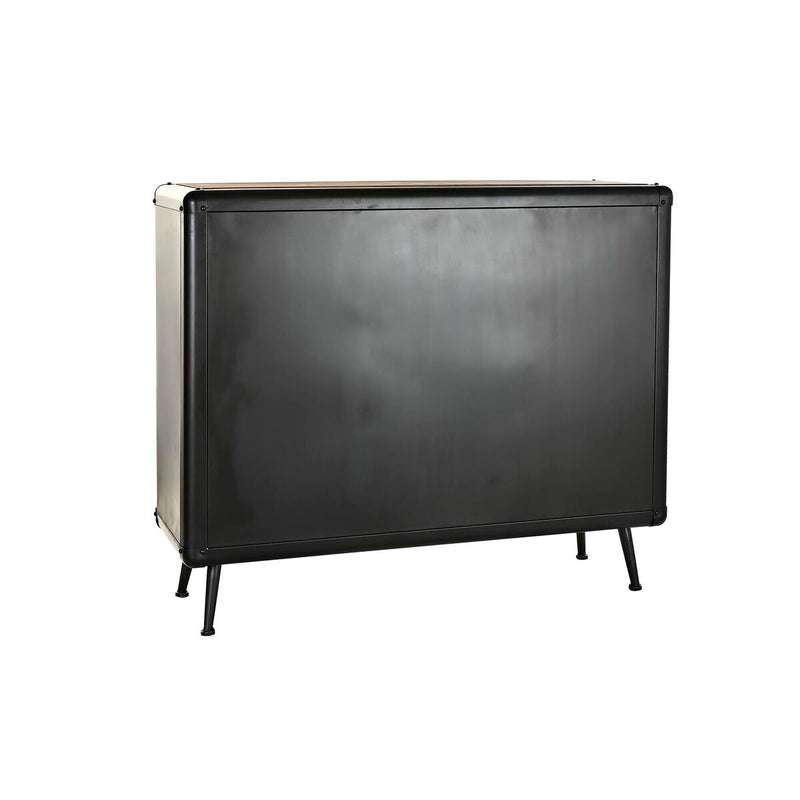 Chest of drawers DKD Home Decor Brown Black Metal Fir Loft 114 x 42 x 96 cm