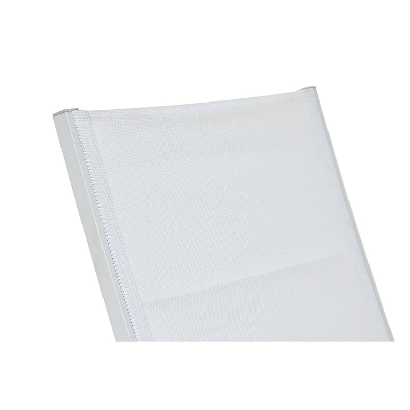 Ligstoel DKD Home Decor Alumínio Branco (193 x 70 x 30 cm)
