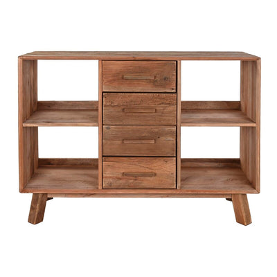 Chest of drawers DKD Home Decor Dark brown Wood Recycled Wood Alpino 120 x 40 x 90 cm