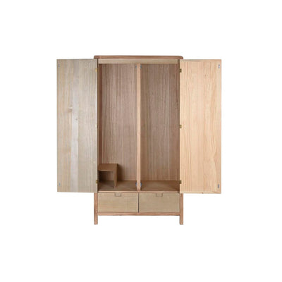 Wardrobe DKD Home Decor Natural Pinewood MDF Wood 90 x 40 x 180 cm