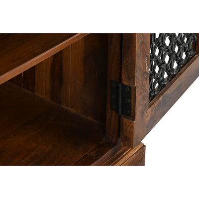 Sideboard DKD Home Decor Wood Metal Dark brown (90 x 40 x 90 cm)