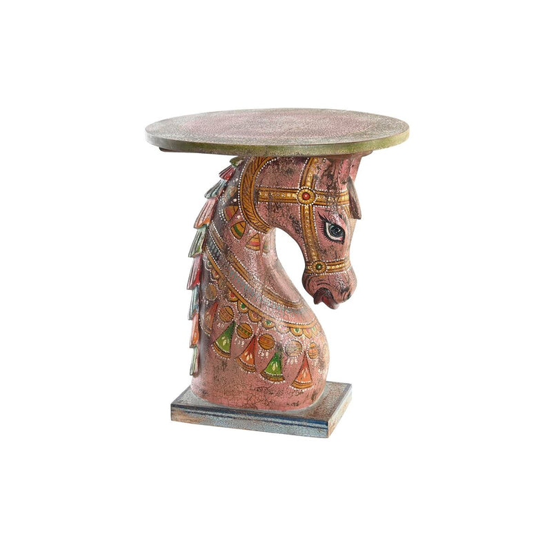 Side table DKD Home Decor 39 x 39 x 47 cm Red Multicolour Mango wood