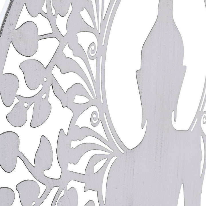 Wall Decoration DKD Home Decor Metal Buddha (2 Units) (60 x 1 x 60 cm)