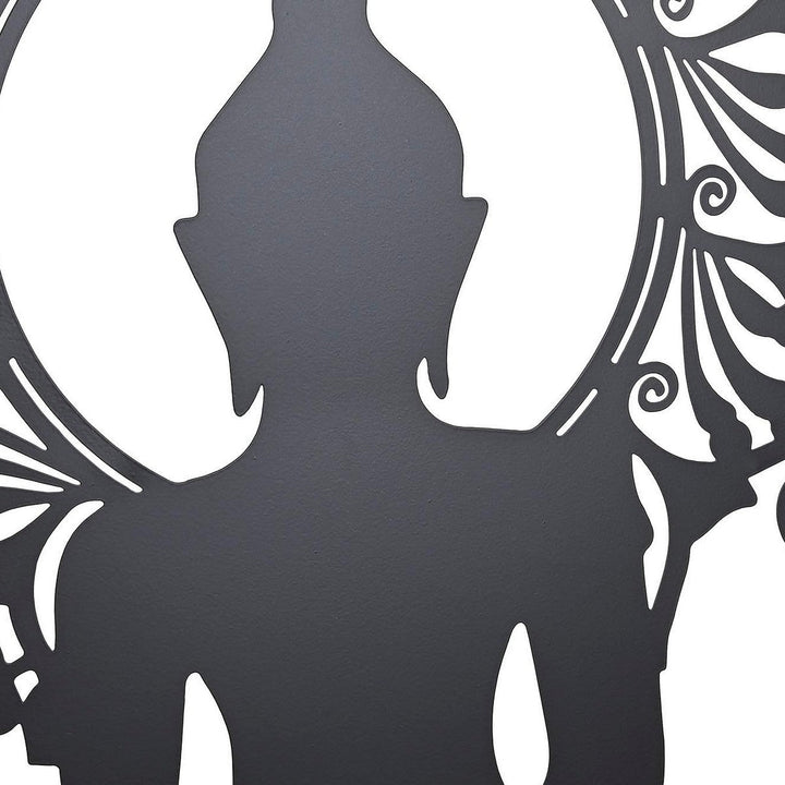 Wall Decoration DKD Home Decor Metal Buddha (2 Units) (60 x 1 x 60 cm)