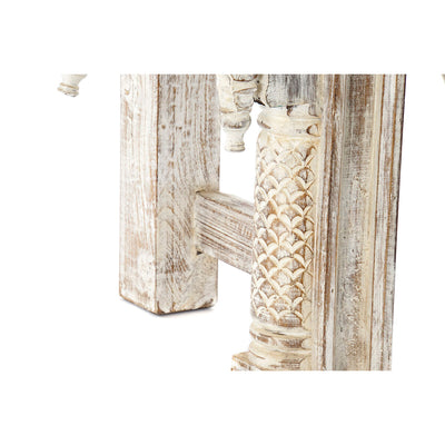 Mesa de apoio DKD Home Decor Branco Madeira de mangueira 150 x 41 x 76 cm