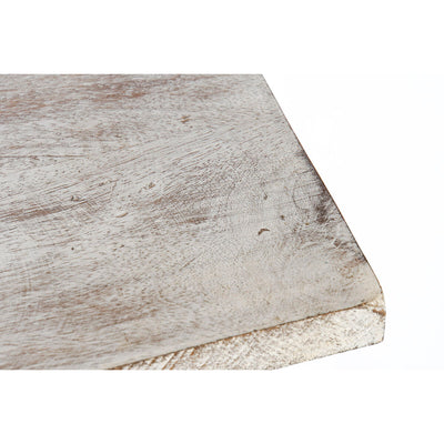 Mesa de apoio DKD Home Decor Branco Madeira de mangueira 150 x 41 x 76 cm