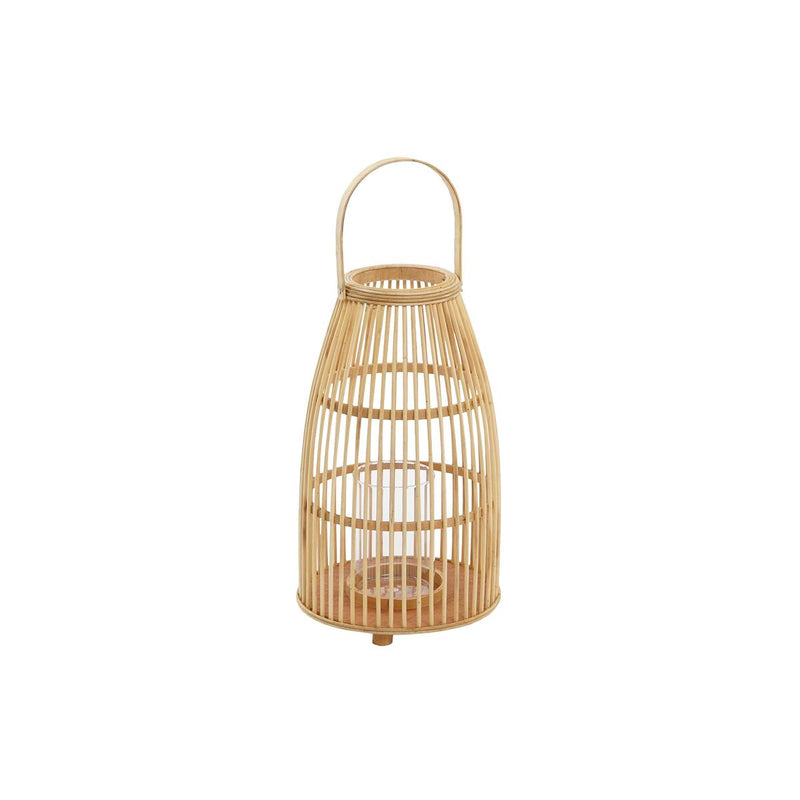 Candleholder DKD Home Decor Crystal Bamboo (25 x 25 x 56 cm)