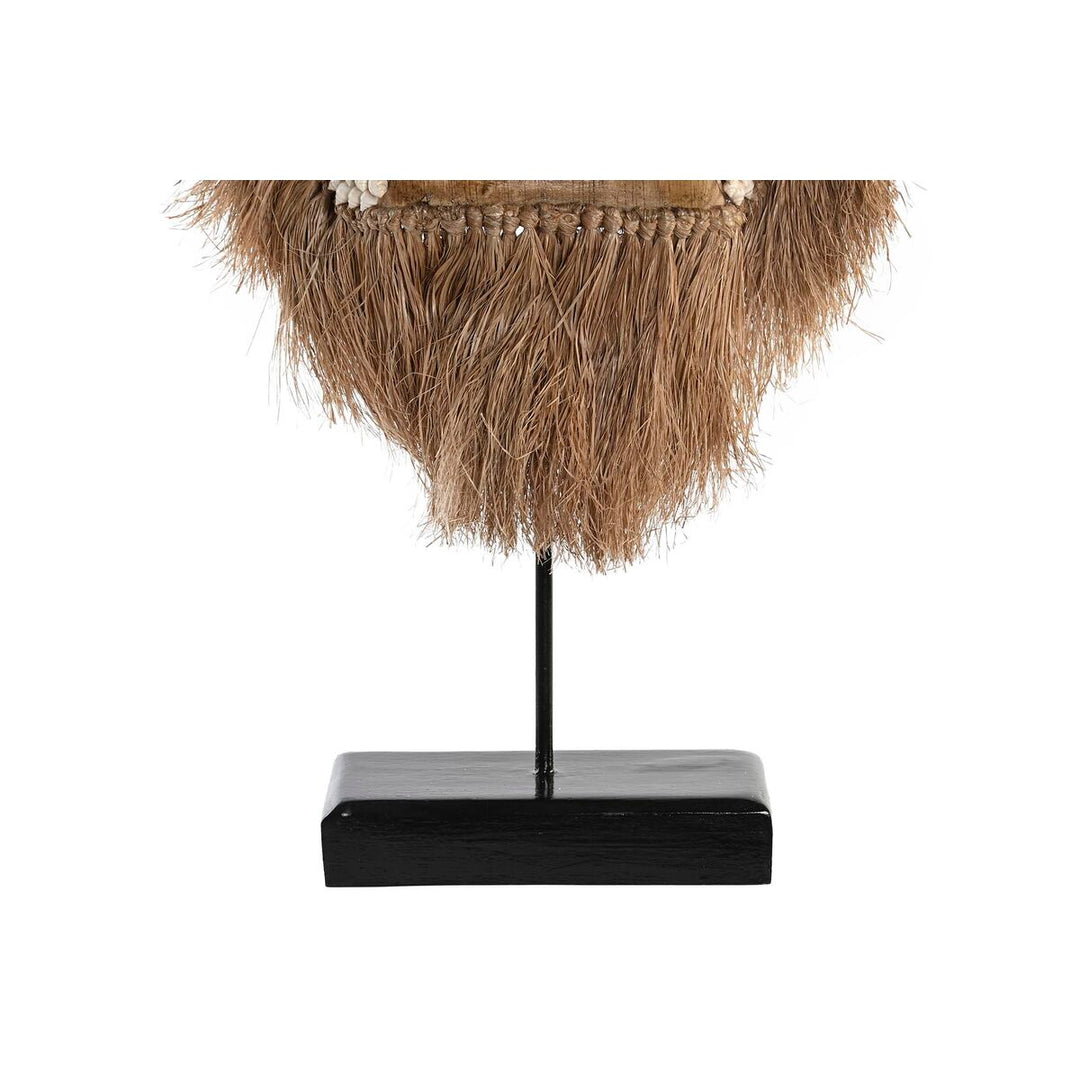 Decorative Figure DKD Home Decor Natural White Shells Mask (30 x 10 x 60 cm)