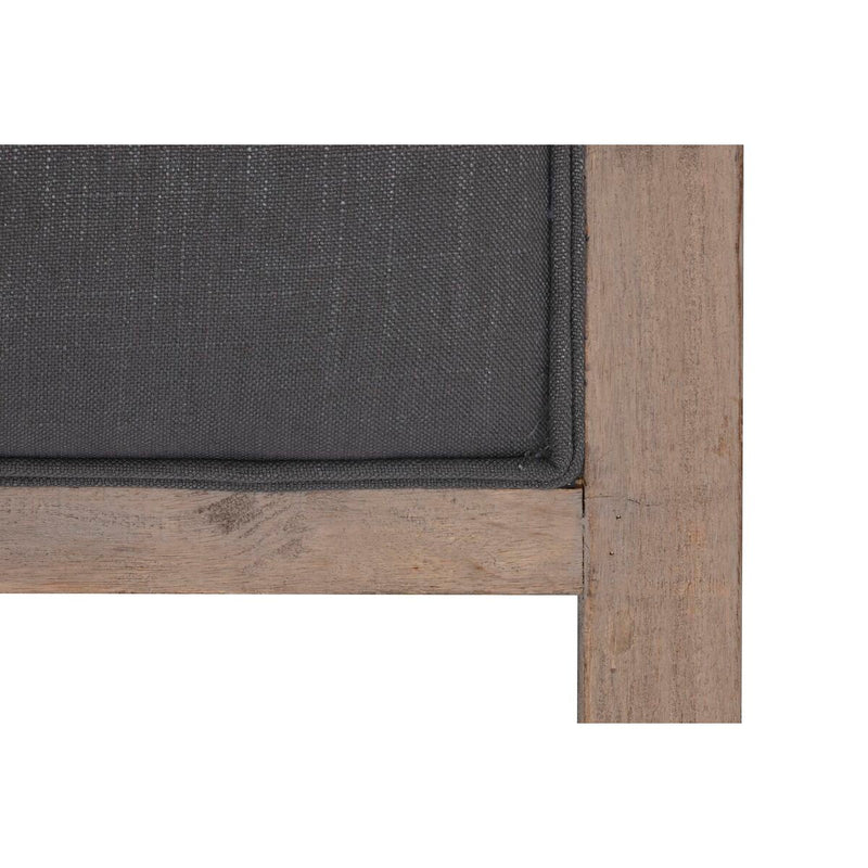 Cabeceira de Cama DKD Home Decor Cinzento escuro Eik 180 x 10 x 120 cm