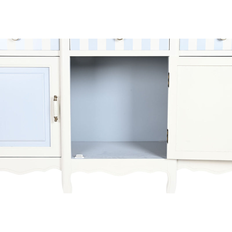 Sideboard DKD Home Decor White Sky blue (140 x 45 x 90 cm)