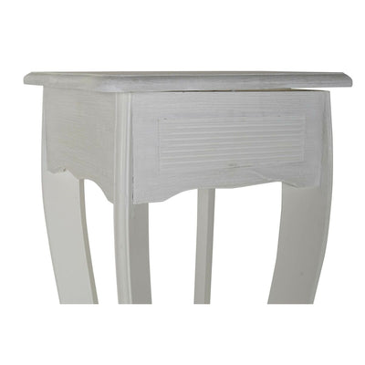 Jeu de 2 tables DKD Home Decor Blanc 30 x 30 x 76,5 cm