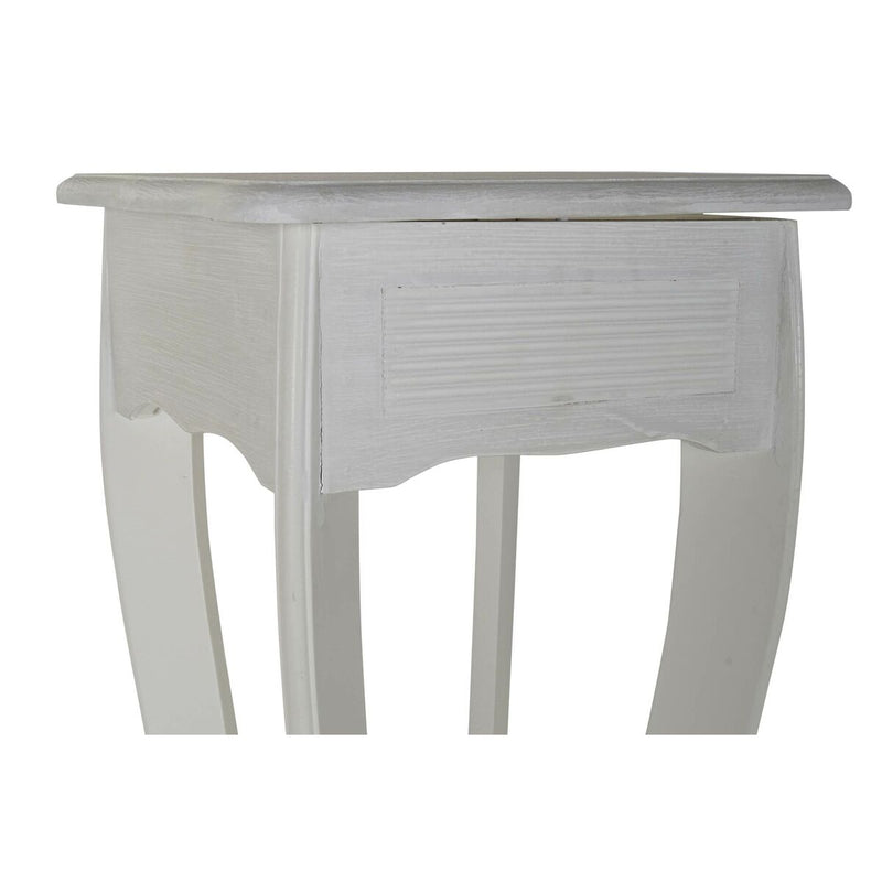 Jeu de 2 tables DKD Home Decor Blanc 30 x 30 x 76,5 cm